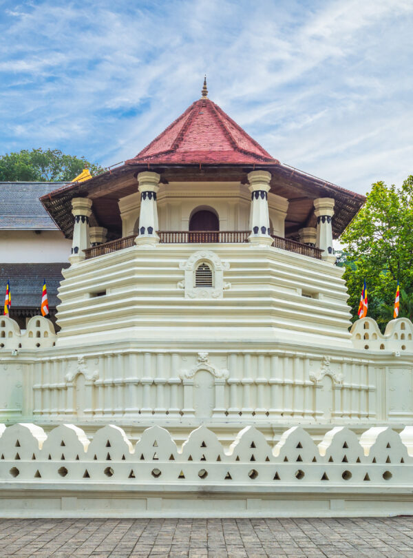 Temple of the Tooth in Kandy, Sri Lanka
